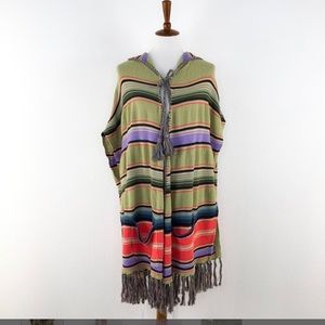 Anthropologie calexico fringe poncho